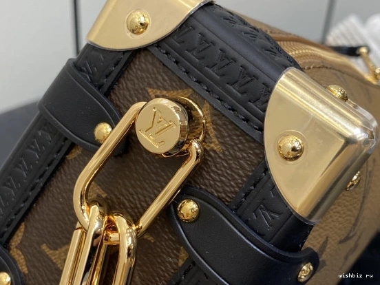 WIS TRUNK VUITTON PM-18×12.5×8cm SIDE LOUIS 0802